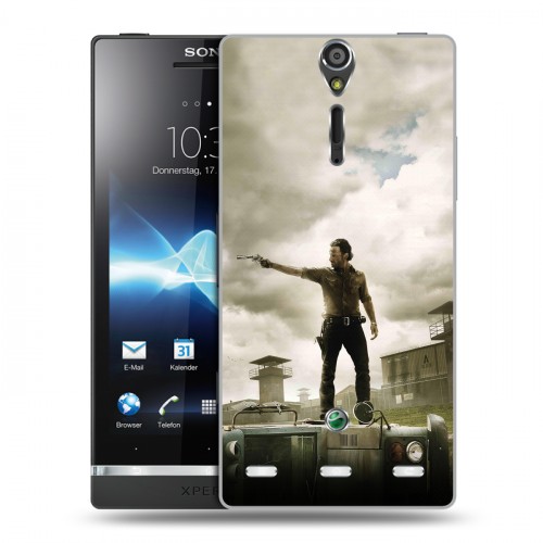 Дизайнерский пластиковый чехол для Sony Xperia S ходячие мертвецы