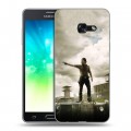 Дизайнерский силиконовый с усиленными углами чехол для Samsung Galaxy A3 (2017) ходячие мертвецы