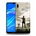 Дизайнерский пластиковый чехол для Huawei Y6 (2019) ходячие мертвецы