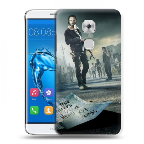 Дизайнерский пластиковый чехол для Huawei Nova Plus ходячие мертвецы