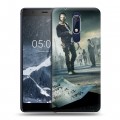 Дизайнерский пластиковый чехол для Nokia 5.1 ходячие мертвецы