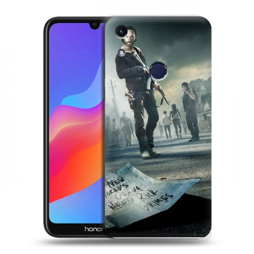 Дизайнерский пластиковый чехол для Huawei Honor 8A ходячие мертвецы