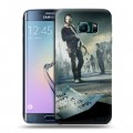 Дизайнерский пластиковый чехол для Samsung Galaxy S6 Edge ходячие мертвецы