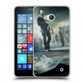 Дизайнерский пластиковый чехол для Microsoft Lumia 640 ходячие мертвецы