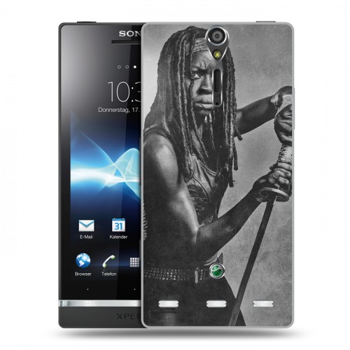 Дизайнерский пластиковый чехол для Sony Xperia S ходячие мертвецы