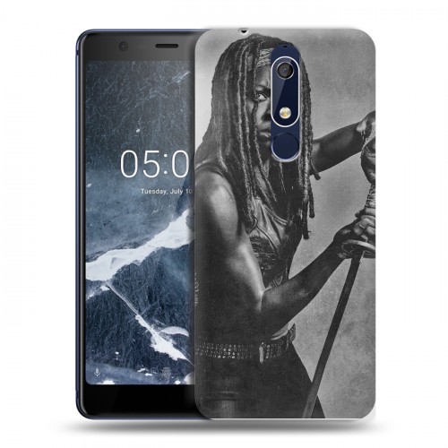 Дизайнерский пластиковый чехол для Nokia 5.1 ходячие мертвецы