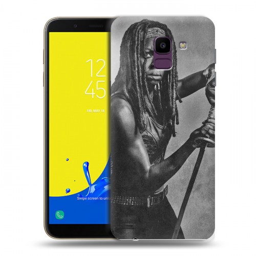 Дизайнерский пластиковый чехол для Samsung Galaxy J6 ходячие мертвецы