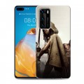 Дизайнерский пластиковый чехол для Huawei P40 ходячие мертвецы