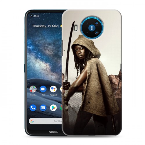 Дизайнерский силиконовый с усиленными углами чехол для Nokia 8.3 ходячие мертвецы