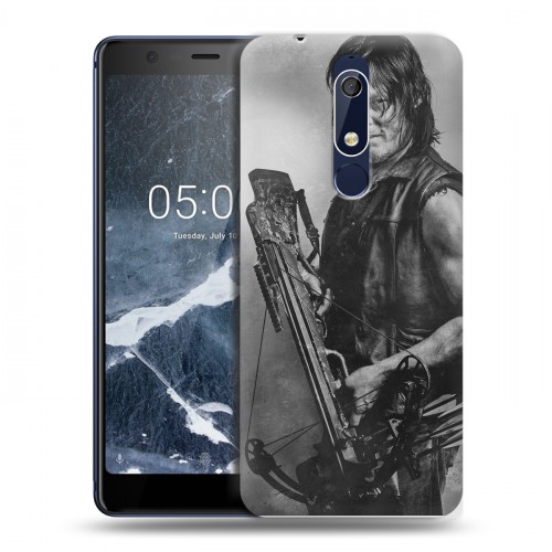 Дизайнерский пластиковый чехол для Nokia 5.1 ходячие мертвецы