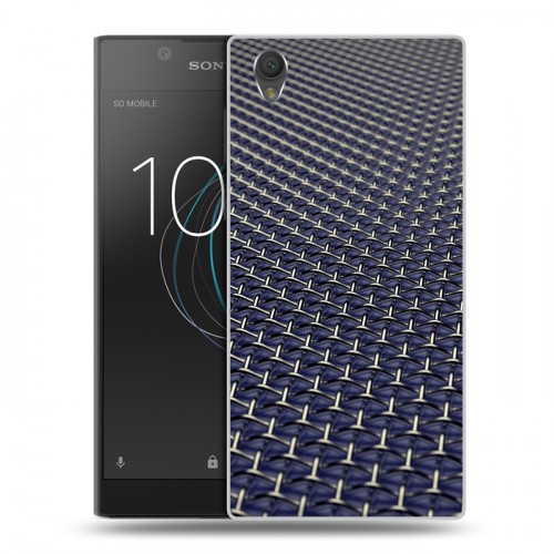 Дизайнерский пластиковый чехол для Sony Xperia L1 Абстракции Сетка