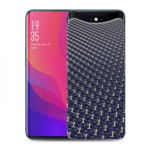 Дизайнерский силиконовый чехол для OPPO Find X Абстракции Сетка