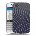 Дизайнерский пластиковый чехол для BlackBerry Q10 Абстракции Сетка