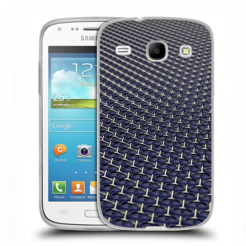 Дизайнерский пластиковый чехол для Samsung Galaxy Core Абстракции Сетка