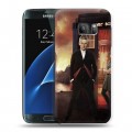 Дизайнерский силиконовый с усиленными углами чехол для Samsung Galaxy S7 Доктор Кто