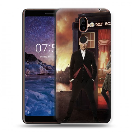 Дизайнерский пластиковый чехол для Nokia 7 Plus Доктор Кто