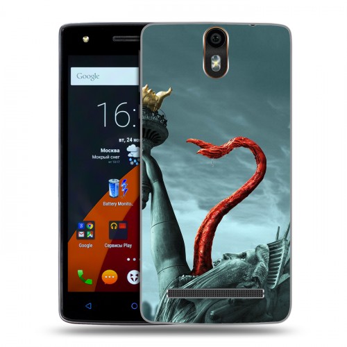 Дизайнерский силиконовый чехол для Wileyfox Storm штамм