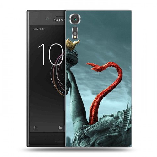 Дизайнерский пластиковый чехол для Sony Xperia XZs штамм