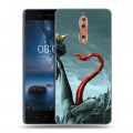 Дизайнерский пластиковый чехол для Nokia 8 штамм