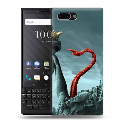 Дизайнерский пластиковый чехол для BlackBerry KEY2 штамм