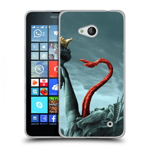 Дизайнерский пластиковый чехол для Microsoft Lumia 640 штамм