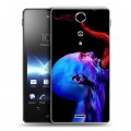 Дизайнерский пластиковый чехол для Sony Xperia TX штамм