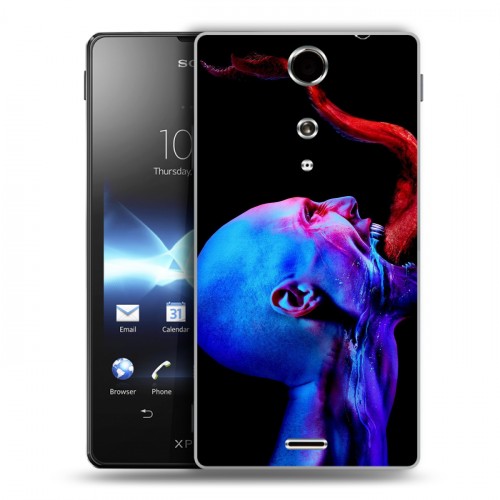 Дизайнерский пластиковый чехол для Sony Xperia TX штамм