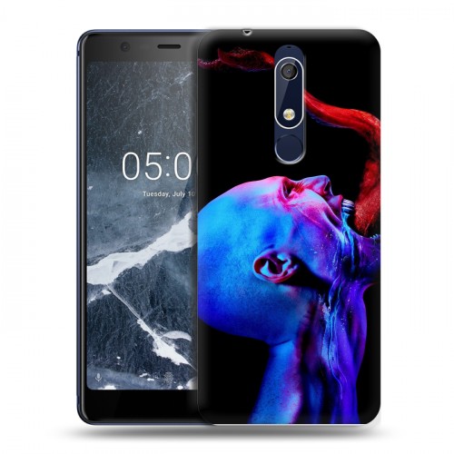 Дизайнерский пластиковый чехол для Nokia 5.1 штамм