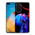 Дизайнерский пластиковый чехол для Huawei P40 штамм