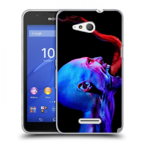 Дизайнерский пластиковый чехол для Sony Xperia E4g штамм