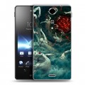 Дизайнерский пластиковый чехол для Sony Xperia TX штамм