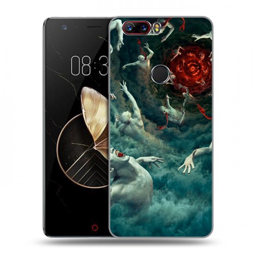 Дизайнерский пластиковый чехол для ZTE Nubia Z17 штамм