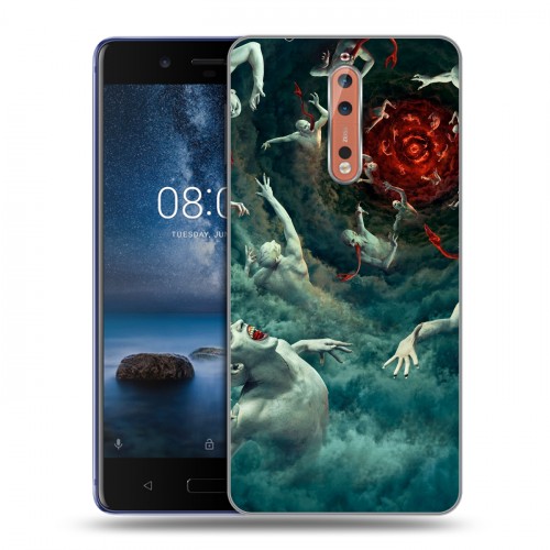 Дизайнерский пластиковый чехол для Nokia 8 штамм