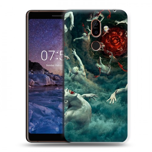 Дизайнерский пластиковый чехол для Nokia 7 Plus штамм