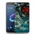 Дизайнерский пластиковый чехол для HTC Desire 12 штамм