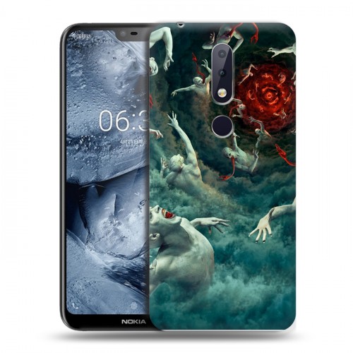 Дизайнерский пластиковый чехол для Nokia 6.1 Plus штамм