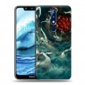 Дизайнерский силиконовый чехол для Nokia 5.1 Plus штамм