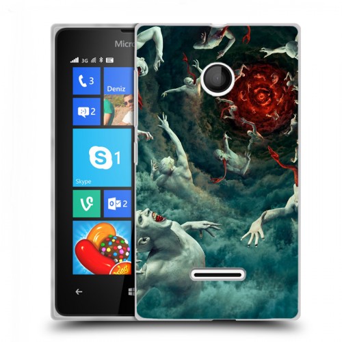 Дизайнерский пластиковый чехол для Microsoft Lumia 435 штамм