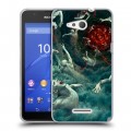 Дизайнерский пластиковый чехол для Sony Xperia E4g штамм