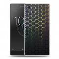 Дизайнерский пластиковый чехол для Sony Xperia L1 Абстракции Сетка