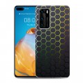 Дизайнерский пластиковый чехол для Huawei P40 Абстракции Сетка