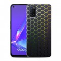 Дизайнерский пластиковый чехол для OPPO A52 Абстракции Сетка