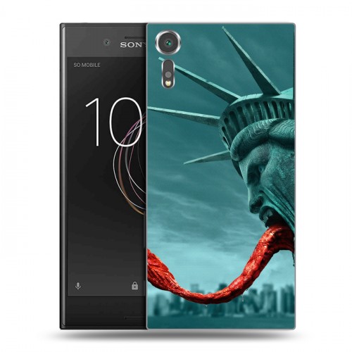 Дизайнерский пластиковый чехол для Sony Xperia XZs штамм