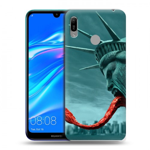 Дизайнерский пластиковый чехол для Huawei Y6 (2019) штамм