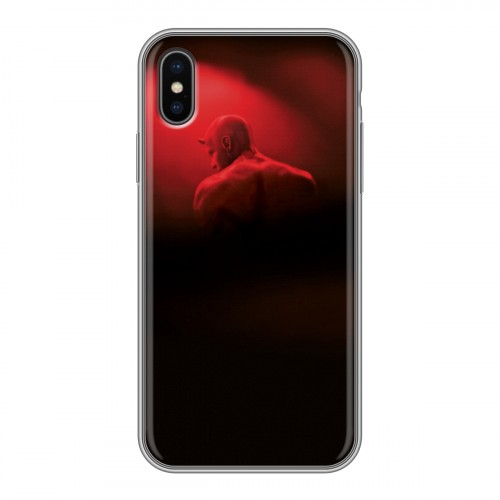 Дизайнерский силиконовый чехол для Iphone x10 Сорвиголова