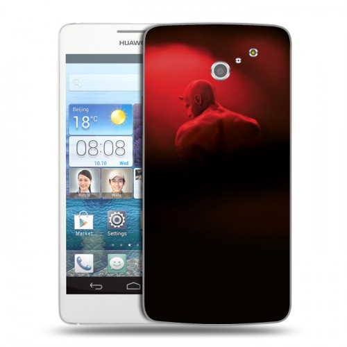 Дизайнерский пластиковый чехол для Huawei Ascend D2 Сорвиголова