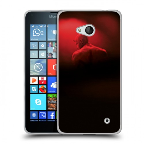 Дизайнерский пластиковый чехол для Microsoft Lumia 640 Сорвиголова