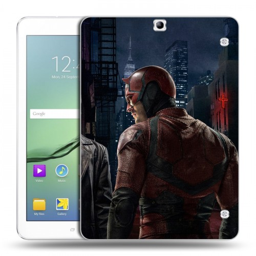 Дизайнерский силиконовый чехол для Samsung Galaxy Tab S2 9.7 Сорвиголова