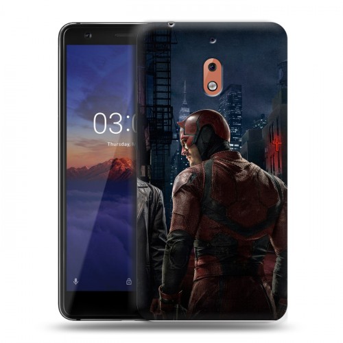 Дизайнерский силиконовый чехол для Nokia 2.1 Сорвиголова