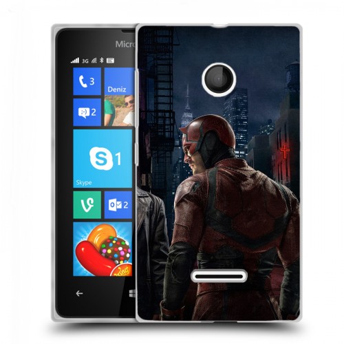 Дизайнерский пластиковый чехол для Microsoft Lumia 435 Сорвиголова